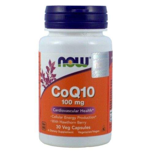 Now foods coenzyme q10 100 mg + hawthorn 30 k now foods