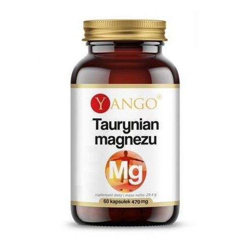 Yango taurynian magnezu 470 mg 60 kap. stres | yango