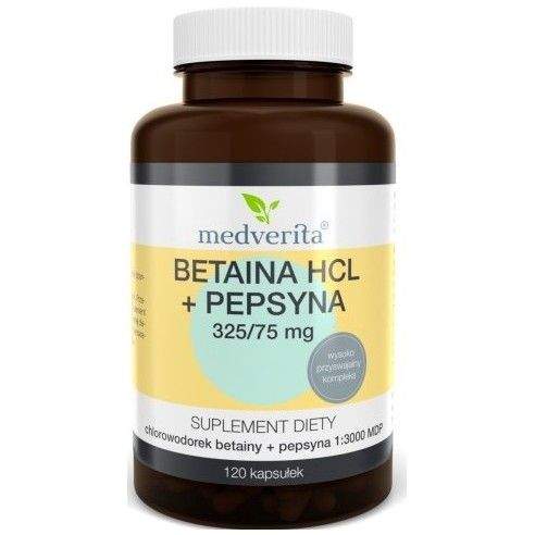 Medverita betaina hcl papsyna 325/75 mg 120 | medverita