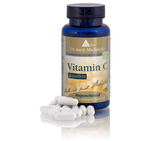 Vitamin C, buffered, 120 capsules