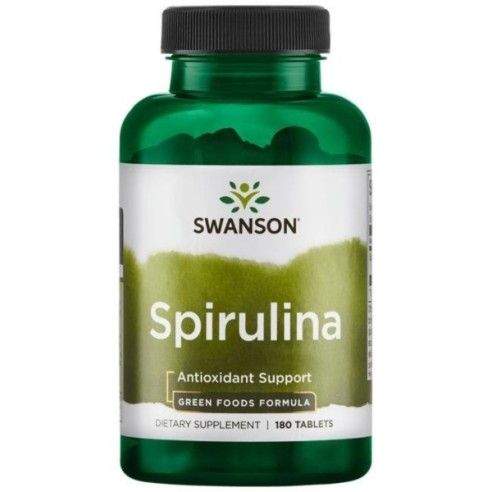 Swanson spirulina 500 mg 180 t | swanson