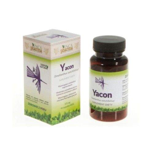 Incapharma yacon 90 kapsułek wsparcie trawienia | incapharma
