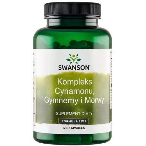 Swanson Kompleks Cynamon Gymnema Morwa 120 K | SWANSON