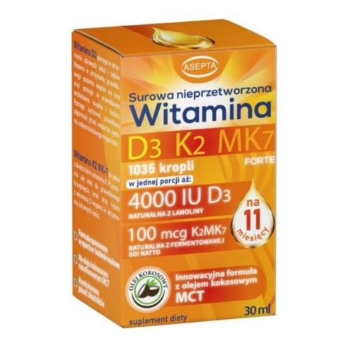 Asepta witamina d3k2mk7 30 ml | asepta
