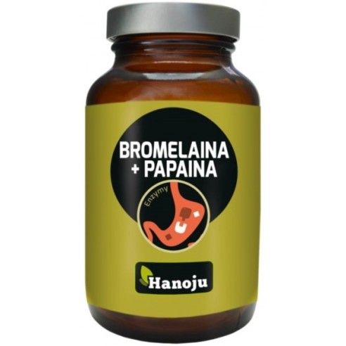 Hanoju bromelaina  papaina 450 mg 90 k trawienie