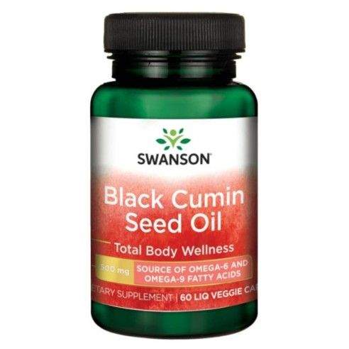 Swanson olej z czarnego kminu 500 mg 60 k