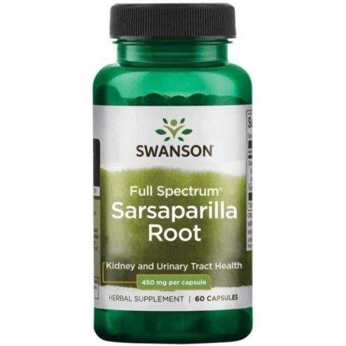 Swanson sarsaparilla root 450 mg 60 k